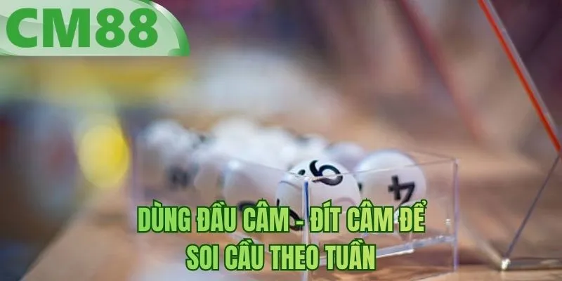 Dùng đầu câm - đít câm để soi cầu theo tuần