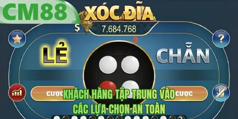 Khách hàng tập trung vào các lựa chọn an toàn