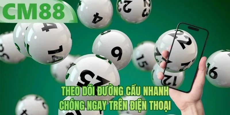 Theo dõi đường cầu nhanh chóng ngay trên điện thoại