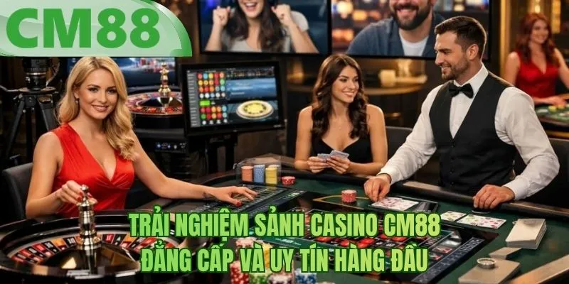 Trải nghiệm sảnh casino BM88 đẳng cấp và uy tín hàng đầu